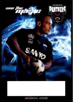 2008 Penrith Panthers Feel The Power, See The Magic #NNO Paul Aiton Front